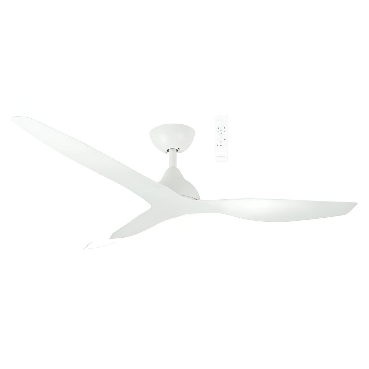 Avoca 52in smart ceiling fan, indoor/outdoor rated, reversible DC motor