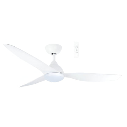 Avoca 52in ceiling fan with light, 2700K-6000K dimmable LED, indoor/outdoor