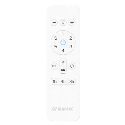 52" Fresno Smart WIFI DC Ceiling Fan Matt Black With Light by Martec Lighting - Mases LightingMartec