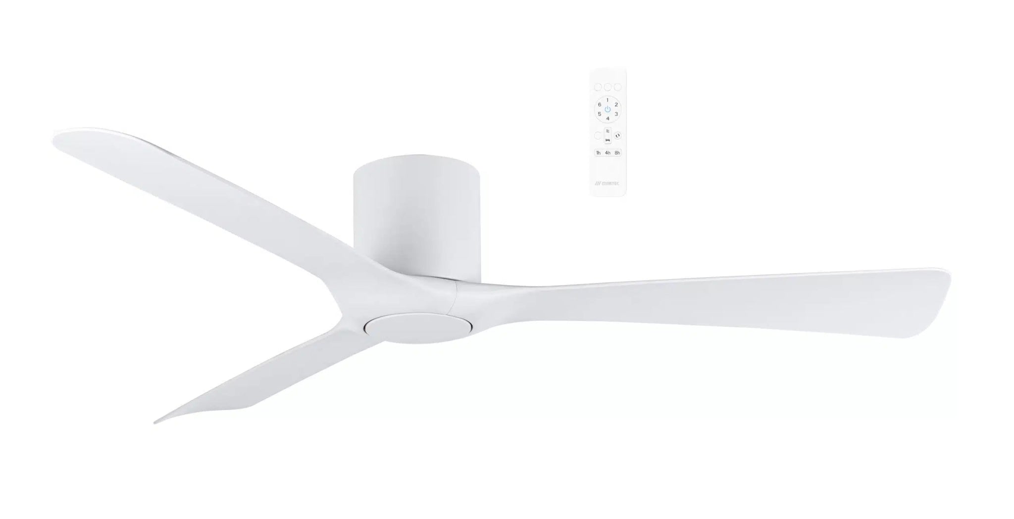 52" Fresno Smart WIFI DC Ceiling Fan White, MFDC133 Martec Lighting - Mases LightingMartec