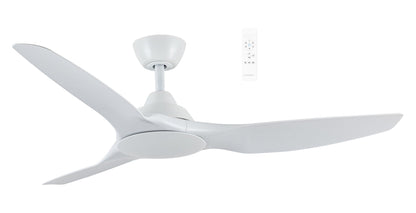 52" Impact DC Ceiling Fan Matt Black, Matt White, Matt Black/Walnut MIDC133 Martec Lighting - Mases LightingMartec