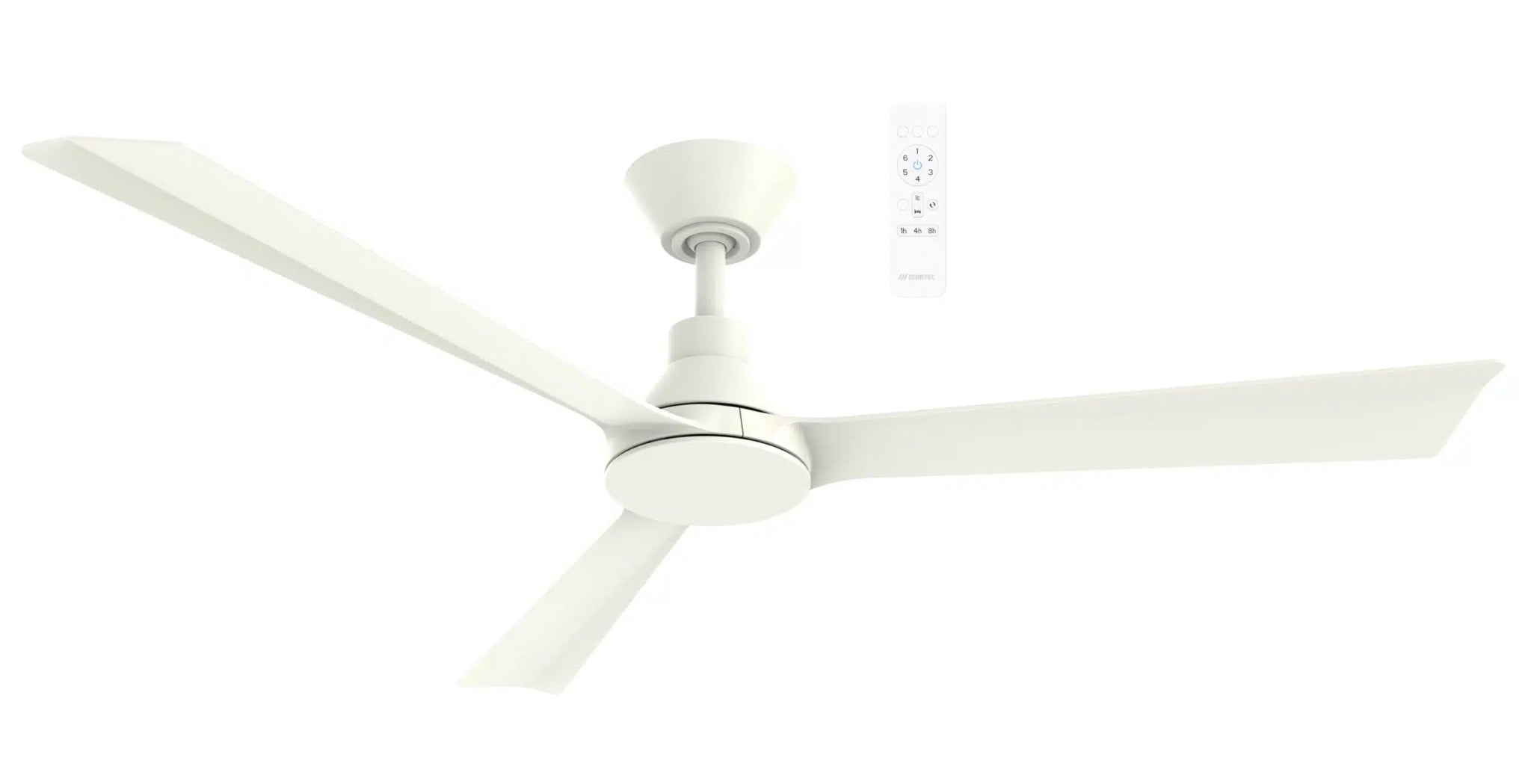 52" Riviera WiFi DC Ceiling Fan White MRDC133W Martec Lighting - Mases LightingMartec