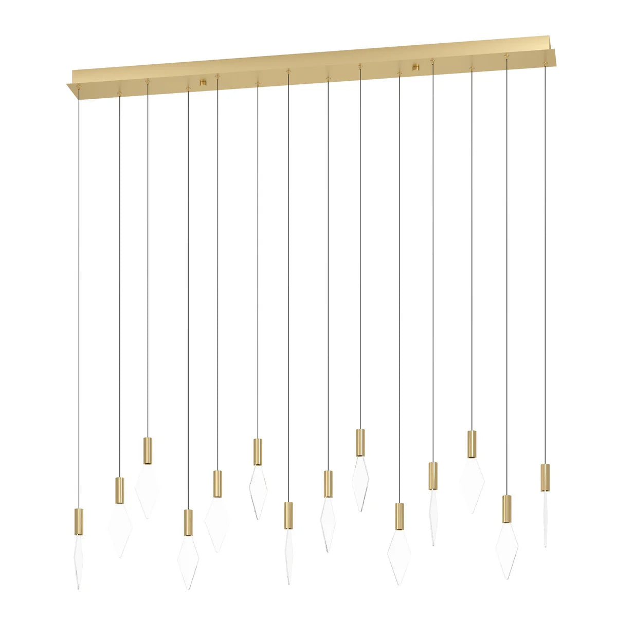 Eglo Mirador 14 Light LED Pendant Gold 390362