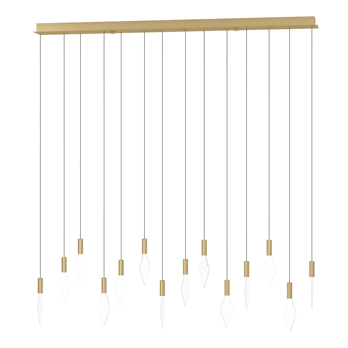 Eglo Mirador 14 Light LED Pendant Gold 390362