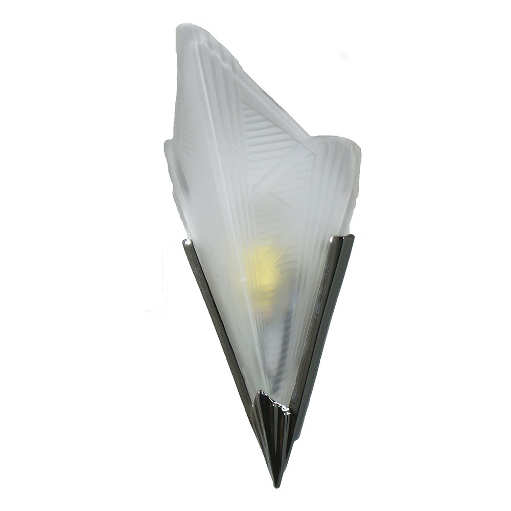 7011 1 Light Sconce Wall Light - Brass or Chrome - Mases LightingLode Lighting