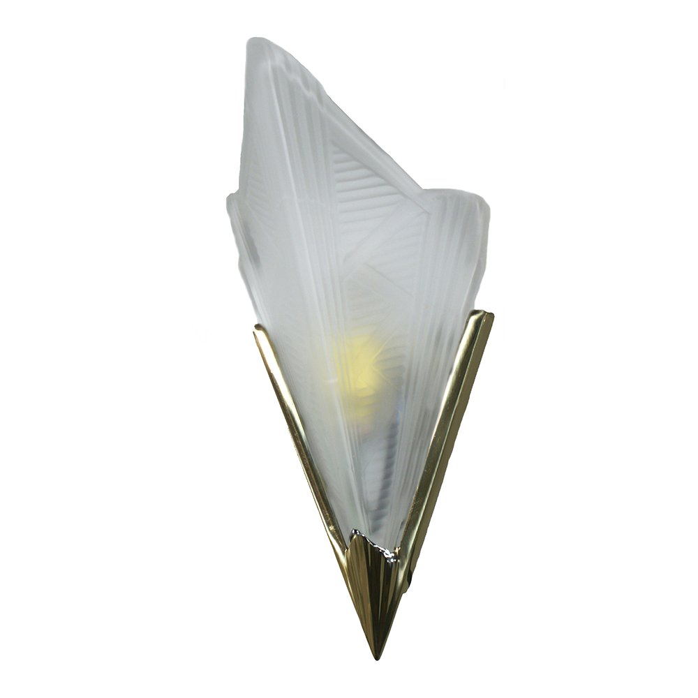 7011 1 Light Sconce Wall Light - Brass or Chrome - Mases LightingLode Lighting