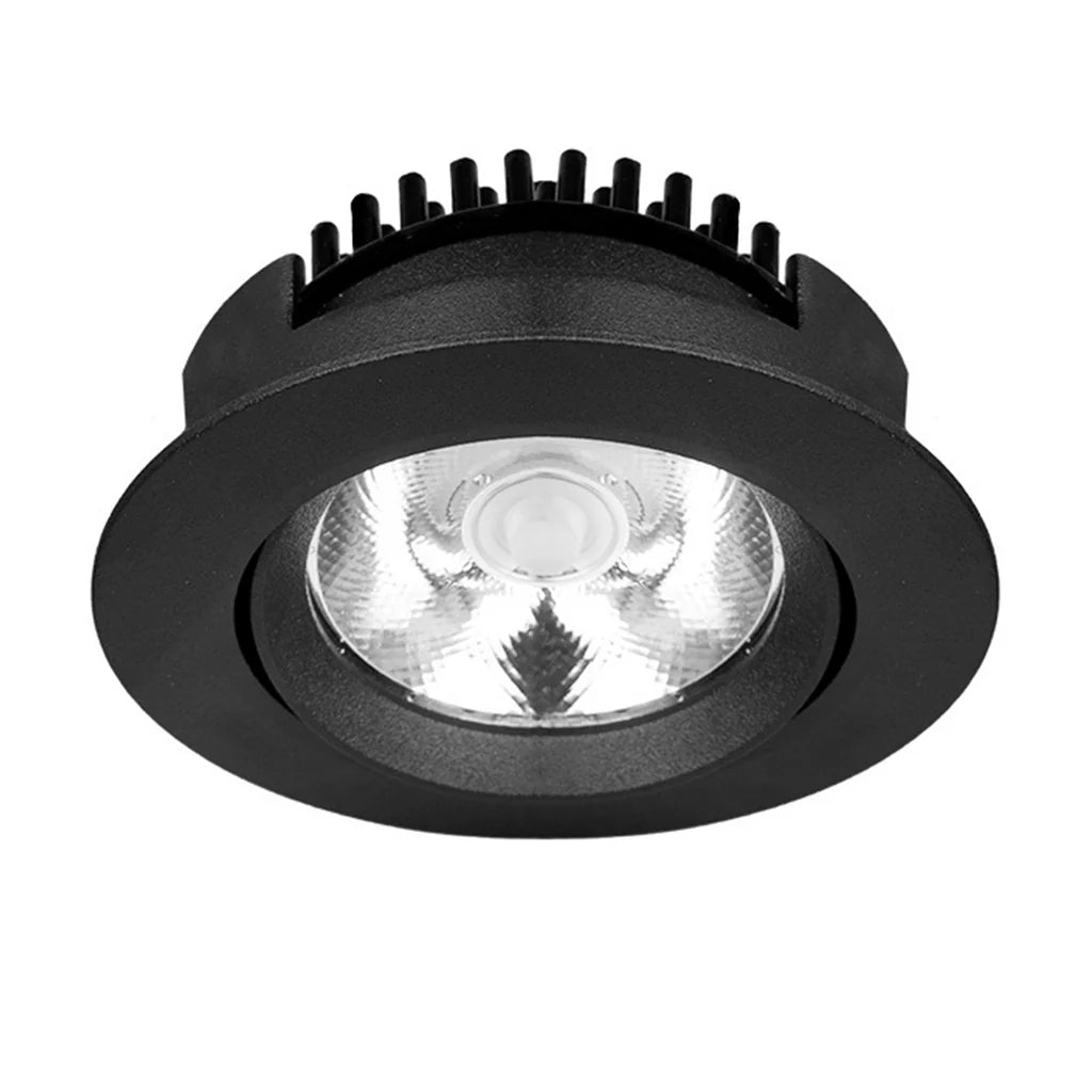 76mm Econoled LED Downlight 7w Black, White 3k, 4k EA7 Trend Lighting (Bulk 10 Pack)