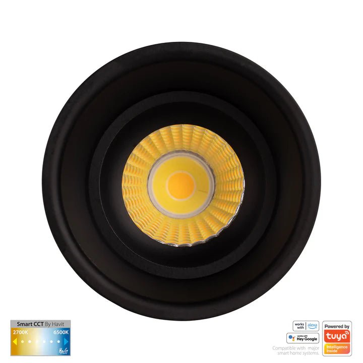 76mm Prime Wifi LED Downlight 12w CCT CRI 90+ HV5513CCT Havit Lighting