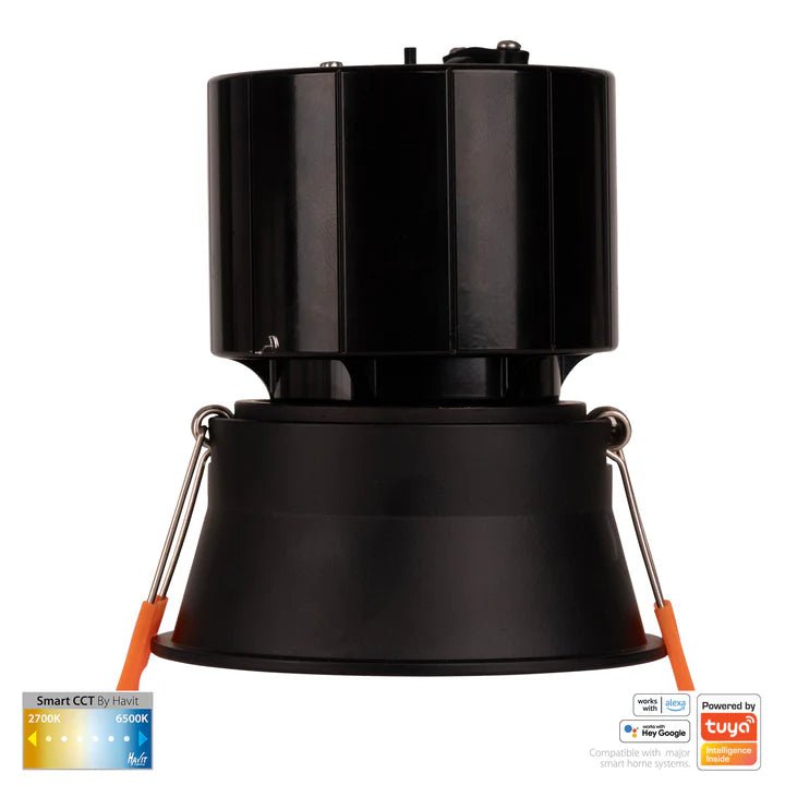 76mm Prime Wifi LED Downlight 12w CCT CRI 90+ HV5513CCT Havit Lighting