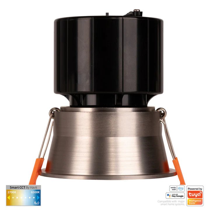 76mm Prime Wifi LED Downlight 12w CCT CRI 90+ HV5513CCT Havit Lighting