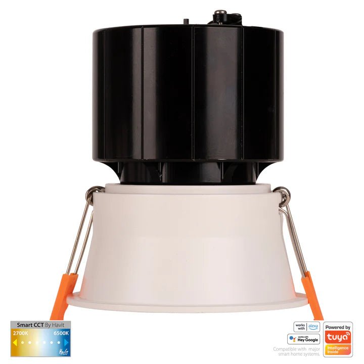 76mm Prime Wifi LED Downlight 12w CCT CRI 90+ HV5513CCT Havit Lighting