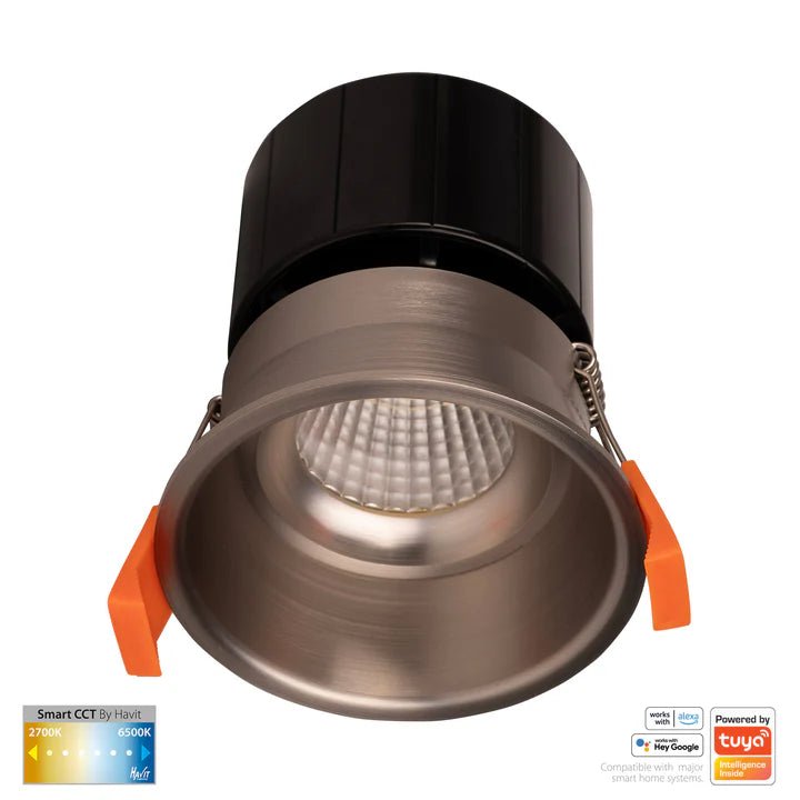 76mm Prime Wifi LED Downlight 12w CCT CRI 90+ HV5513CCT Havit Lighting