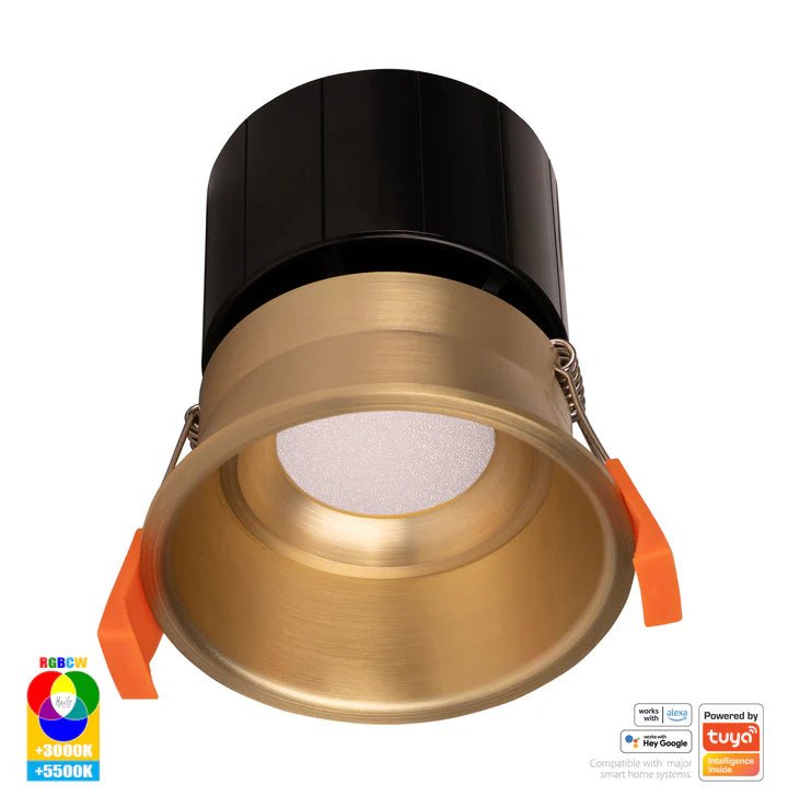 76mm Prime Wifi LED Downlight 12w RGBCW CRI 90+ HV5513RGBCW Havit Lighting
