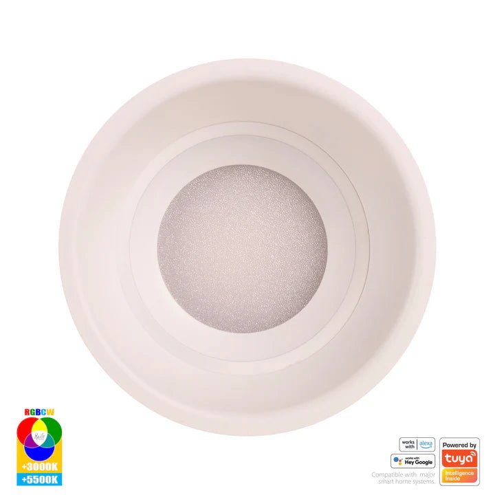 76mm Prime Wifi LED Downlight 12w RGBCW CRI 90+ HV5513RGBCW Havit Lighting