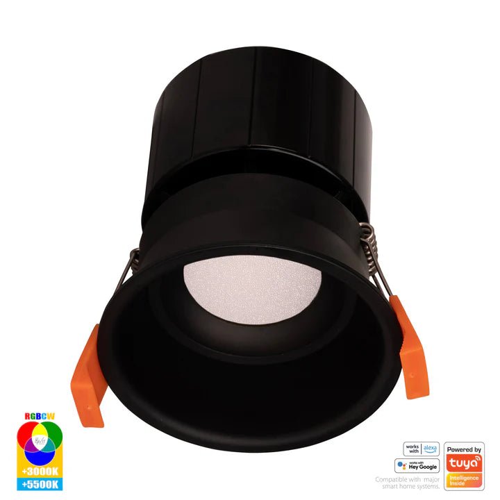 76mm Prime Wifi LED Downlight 12w RGBCW CRI 90+ HV5513RGBCW Havit Lighting