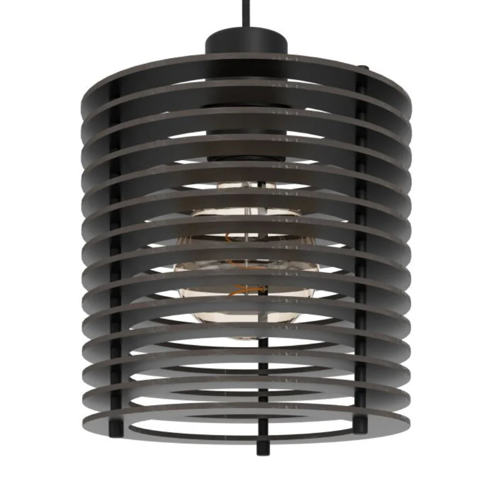 Eglo SEGOVIA Pendant 3 Lights Black Steel - 900738N