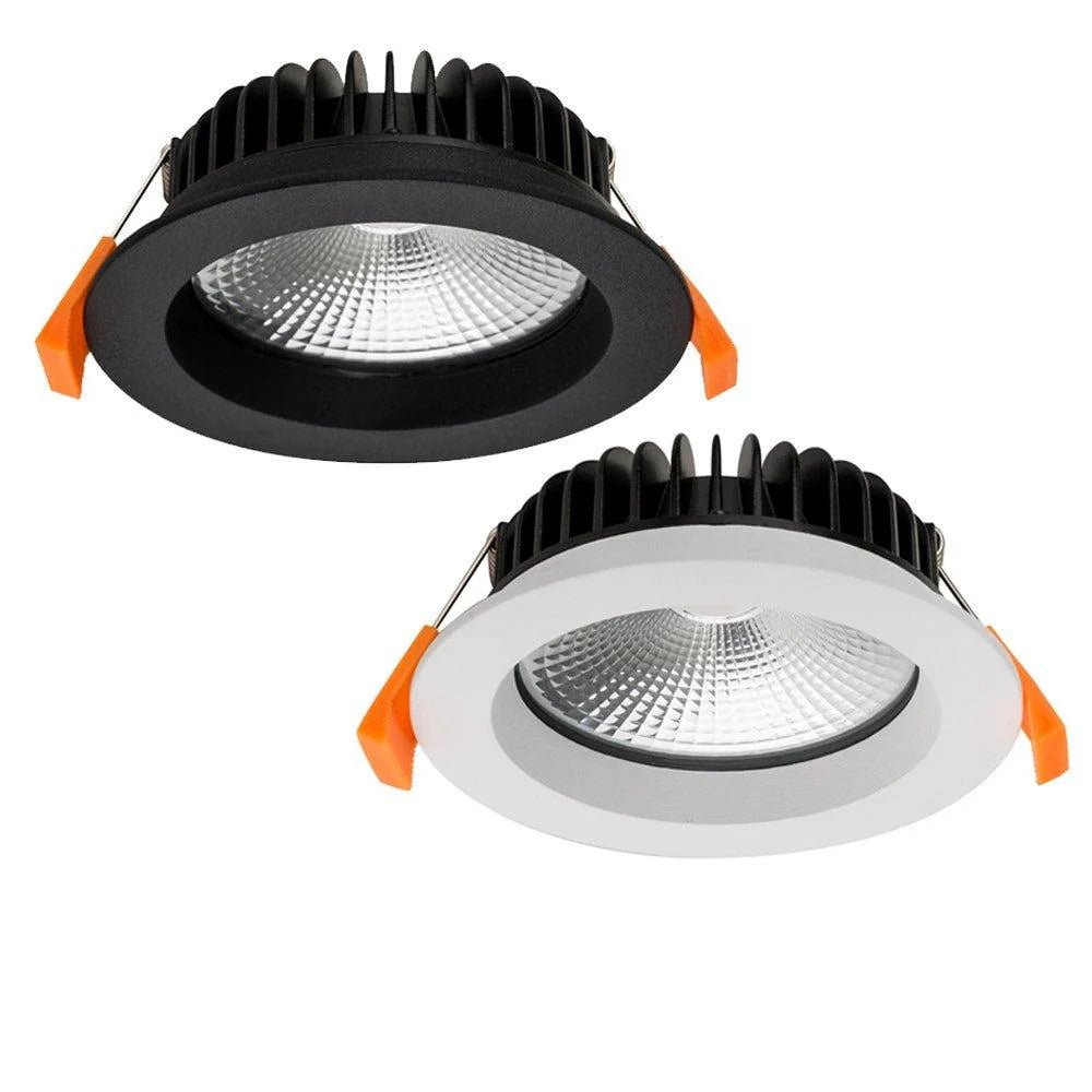 90mm LED Downlight 12w Black, White CCT HV5530T Havit Lighting - Mases LightingHavit Lighting