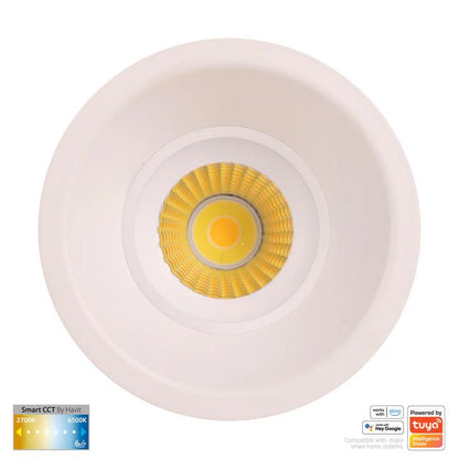 90mm Prime Deep Wifi LED Downlight 12w CCT CRI 90+ HV5514CCT Havit Lighting - Mases LightingHavit Lighting