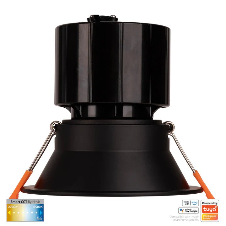 90mm Prime Deep Wifi LED Downlight 12w CCT CRI 90+ HV5514CCT Havit Lighting - Mases LightingHavit Lighting