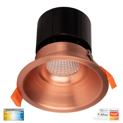 90mm Prime Deep Wifi LED Downlight 12w CCT CRI 90+ HV5514CCT Havit Lighting - Mases LightingHavit Lighting