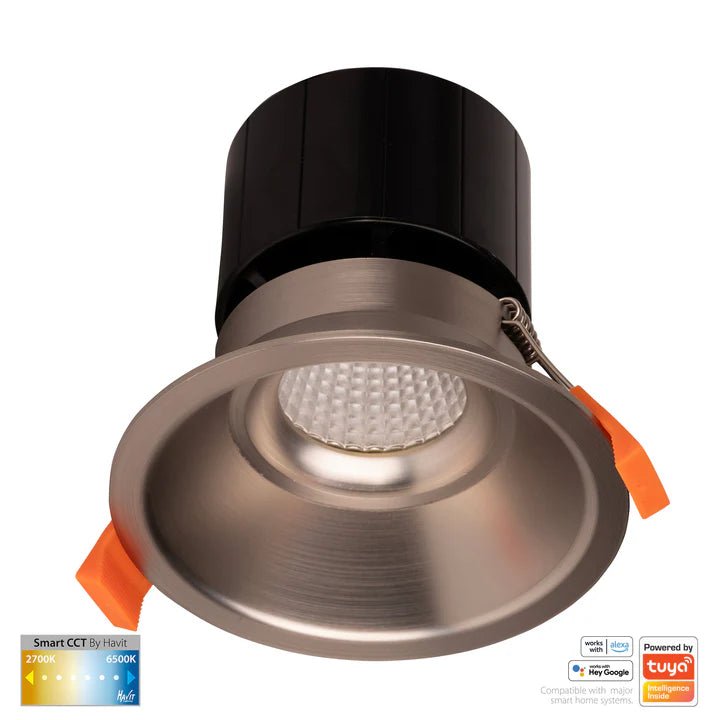 90mm Prime Deep Wifi LED Downlight 12w CCT CRI 90+ HV5514CCT Havit Lighting - Mases LightingHavit Lighting