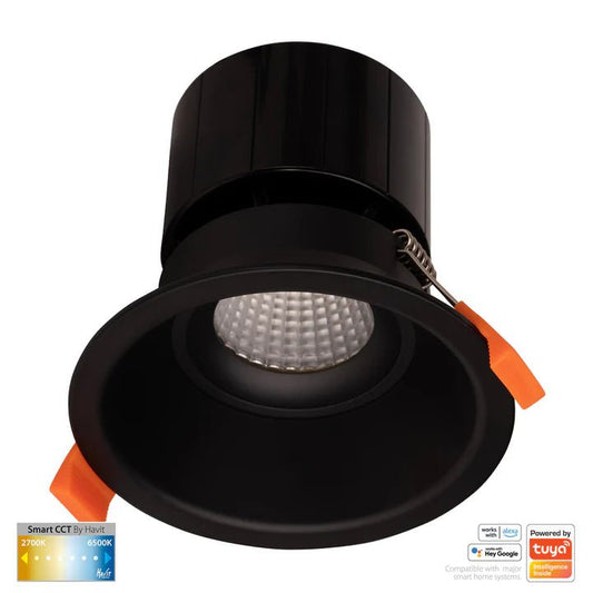 90mm Prime Deep Wifi LED Downlight 12w CCT CRI 90+ HV5514CCT Havit Lighting - Mases LightingHavit Lighting