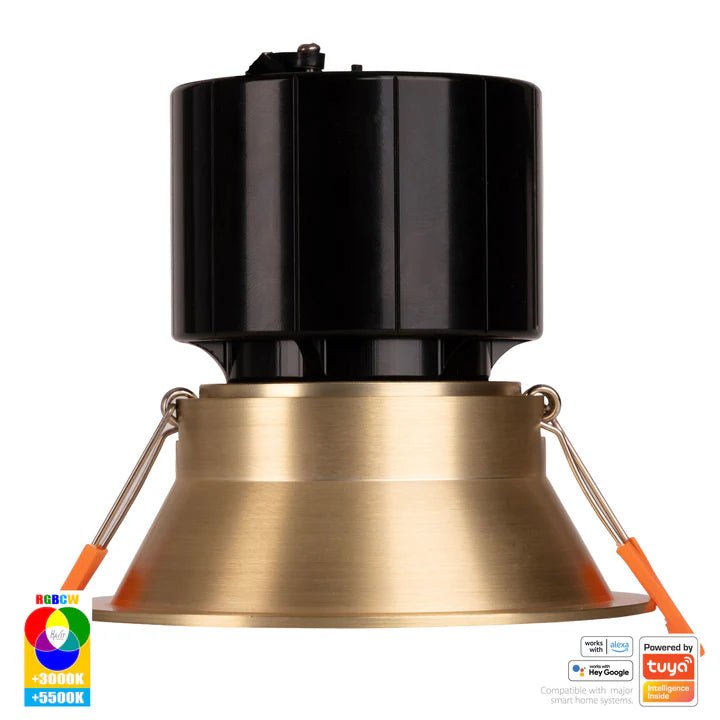 90mm Prime Deep Wifi LED Downlight 12w RGBCW CRI 90+ HV5514RGBCW Havit Lighting