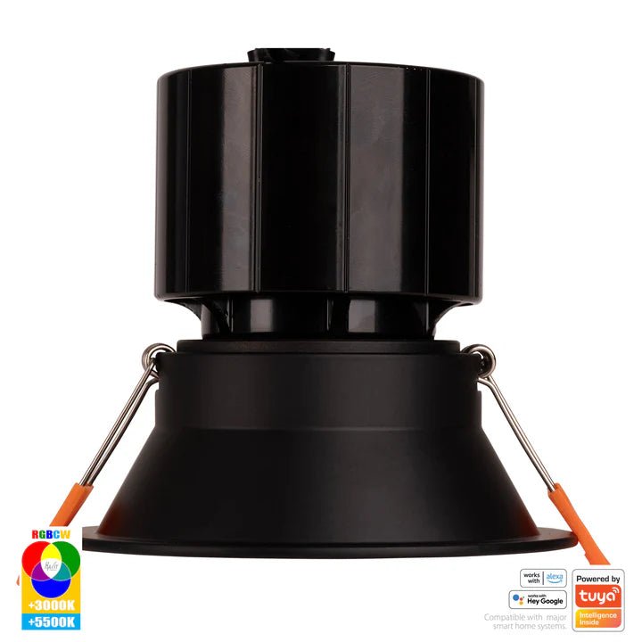 90mm Prime Deep Wifi LED Downlight 12w RGBCW CRI 90+ HV5514RGBCW Havit Lighting - Mases LightingHavit Lighting