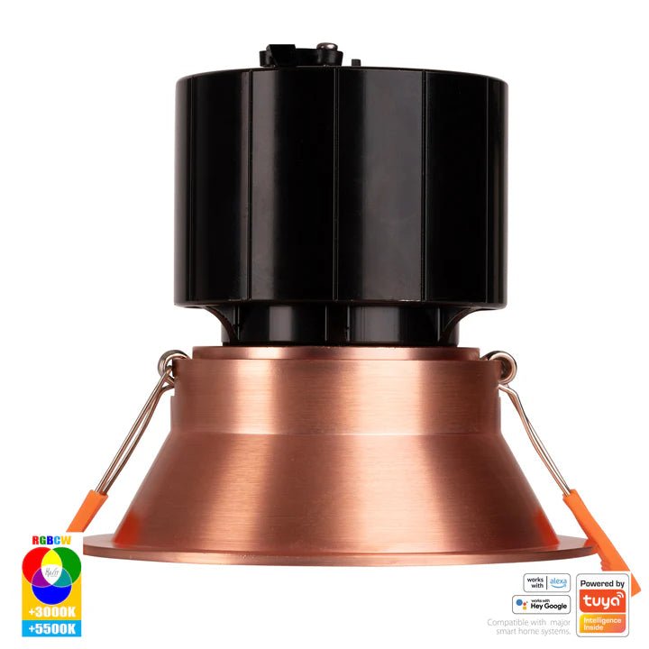 90mm Prime Deep Wifi LED Downlight 12w RGBCW CRI 90+ HV5514RGBCW Havit Lighting