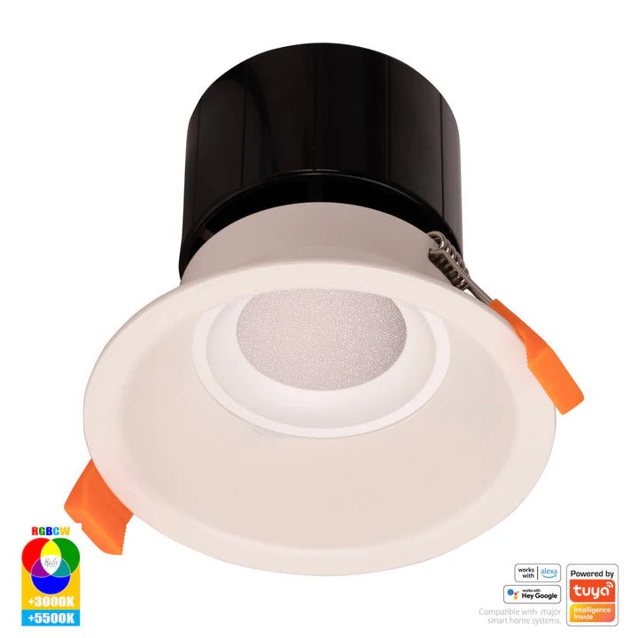 90mm Prime Deep Wifi LED Downlight 12w RGBCW CRI 90+ HV5514RGBCW Havit Lighting - Mases LightingHavit Lighting
