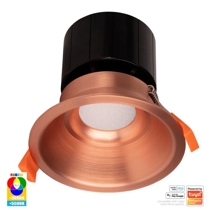 90mm Prime Deep Wifi LED Downlight 12w RGBCW CRI 90+ HV5514RGBCW Havit Lighting