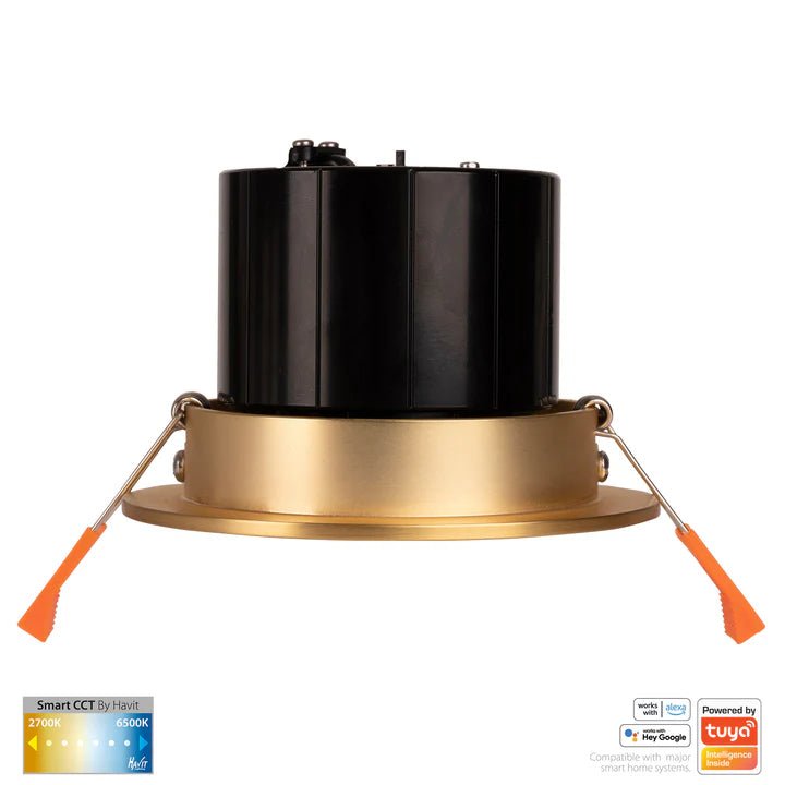 90mm Prime Wifi LED Downlight 12w CCT CRI 90+ HV5512CCT Havit Lighting
