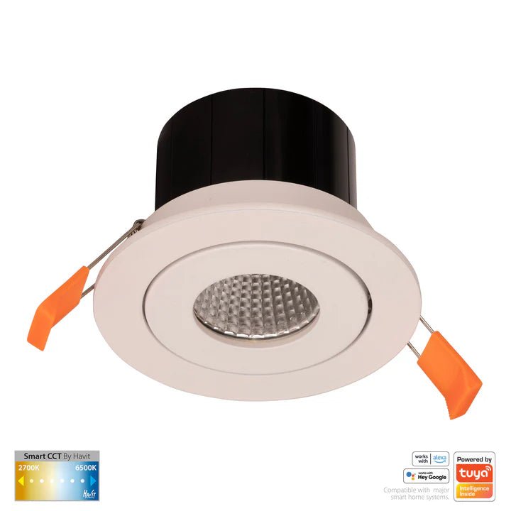 90mm Prime Wifi LED Downlight 12w CCT CRI 90+ HV5512CCT Havit Lighting