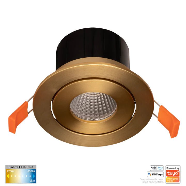 90mm Prime Wifi LED Downlight 12w CCT CRI 90+ HV5512CCT Havit Lighting