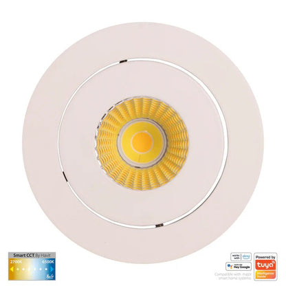 90mm Prime Wifi LED Downlight 12w CCT CRI 90+ HV5512CCT Havit Lighting - Mases LightingHavit Lighting