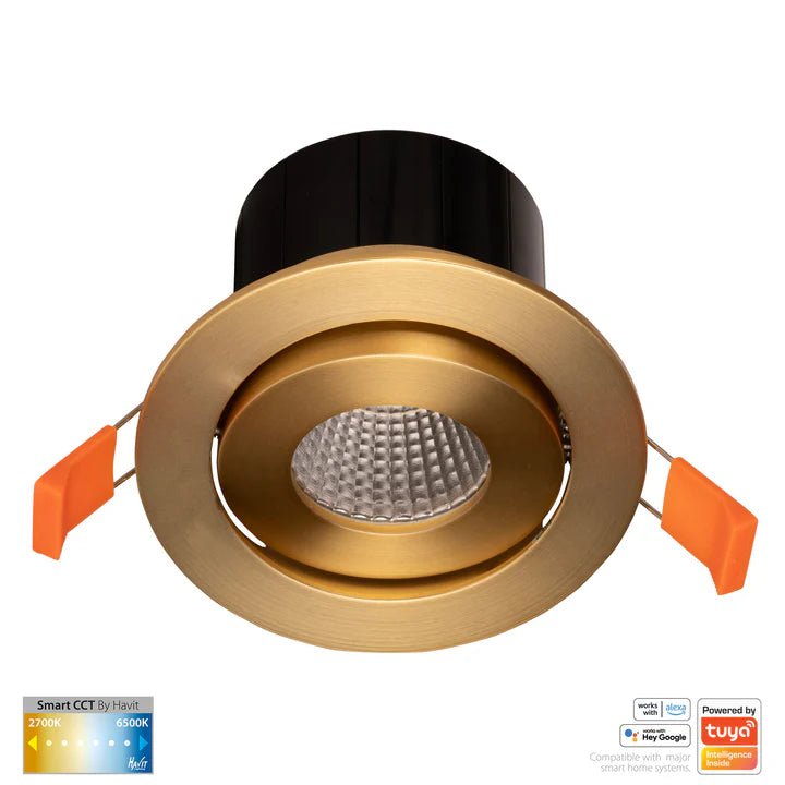 90mm Prime Wifi LED Downlight 12w CCT CRI 90+ HV5512CCT Havit Lighting