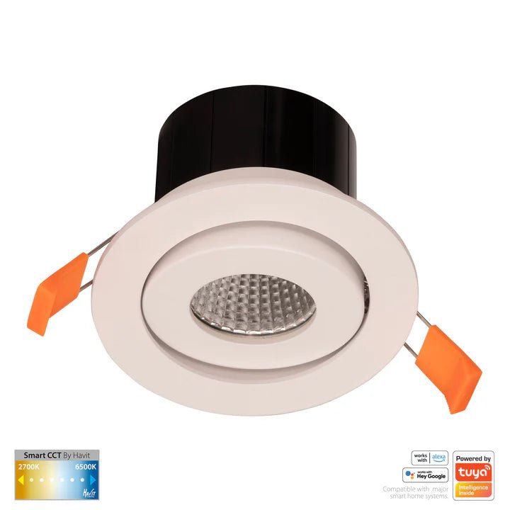 90mm Prime Wifi LED Downlight 12w CCT CRI 90+ HV5512CCT Havit Lighting