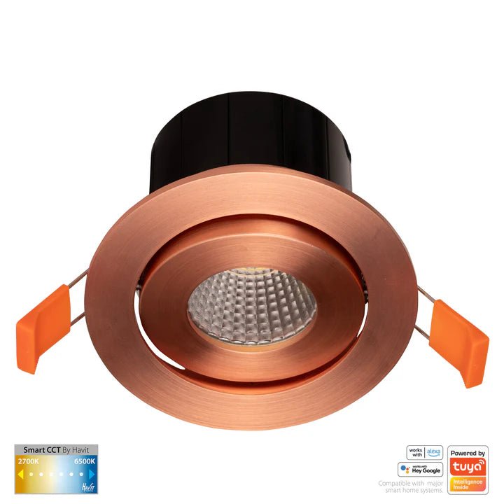 90mm Prime Wifi LED Downlight 12w CCT CRI 90+ HV5512CCT Havit Lighting