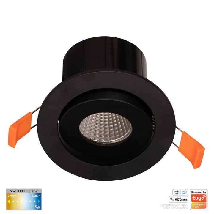 90mm Prime Wifi LED Downlight 12w CCT CRI 90+ HV5512CCT Havit Lighting