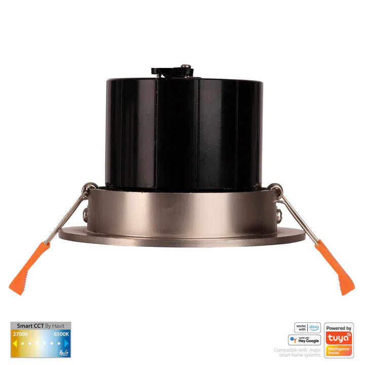 90mm Prime Wifi LED Downlight 12w CCT CRI 90+ HV5512CCT Havit Lighting