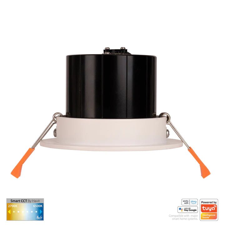 90mm Prime Wifi LED Downlight 12w CCT CRI 90+ HV5512CCT Havit Lighting