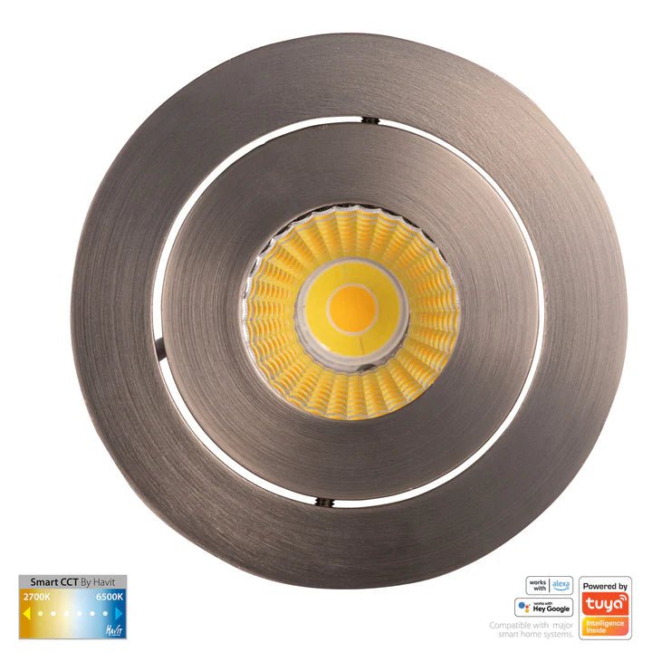 90mm Prime Wifi LED Downlight 12w CCT CRI 90+ HV5512CCT Havit Lighting