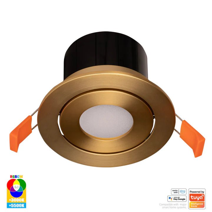 90mm Prime Wifi LED Downlight 12w RGBCW CRI 90+ HV5512RGBCW Havit Lighting - Mases LightingHavit Lighting
