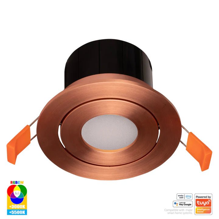 90mm Prime Wifi LED Downlight 12w RGBCW CRI 90+ HV5512RGBCW Havit Lighting