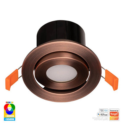 90mm Prime Wifi LED Downlight 12w RGBCW CRI 90+ HV5512RGBCW Havit Lighting - Mases LightingHavit Lighting