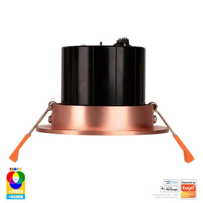 90mm Prime Wifi LED Downlight 12w RGBCW CRI 90+ HV5512RGBCW Havit Lighting - Mases LightingHavit Lighting
