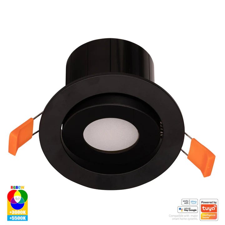 90mm Prime Wifi LED Downlight 12w RGBCW CRI 90+ HV5512RGBCW Havit Lighting - Mases LightingHavit Lighting