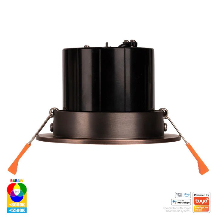 90mm Prime Wifi LED Downlight 12w RGBCW CRI 90+ HV5512RGBCW Havit Lighting - Mases LightingHavit Lighting