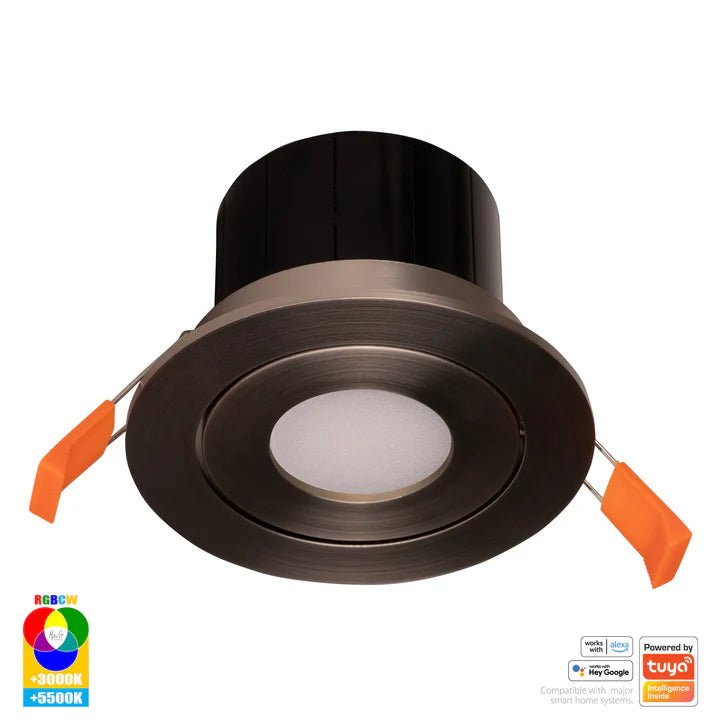 90mm Prime Wifi LED Downlight 12w RGBCW CRI 90+ HV5512RGBCW Havit Lighting - Mases LightingHavit Lighting