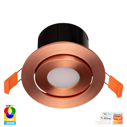 90mm Prime Wifi LED Downlight 12w RGBCW CRI 90+ HV5512RGBCW Havit Lighting - Mases LightingHavit Lighting